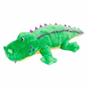 ZippyPaws Grunterz Alvin the Alligator Plush Dog 19" Toy NWT/NEW!